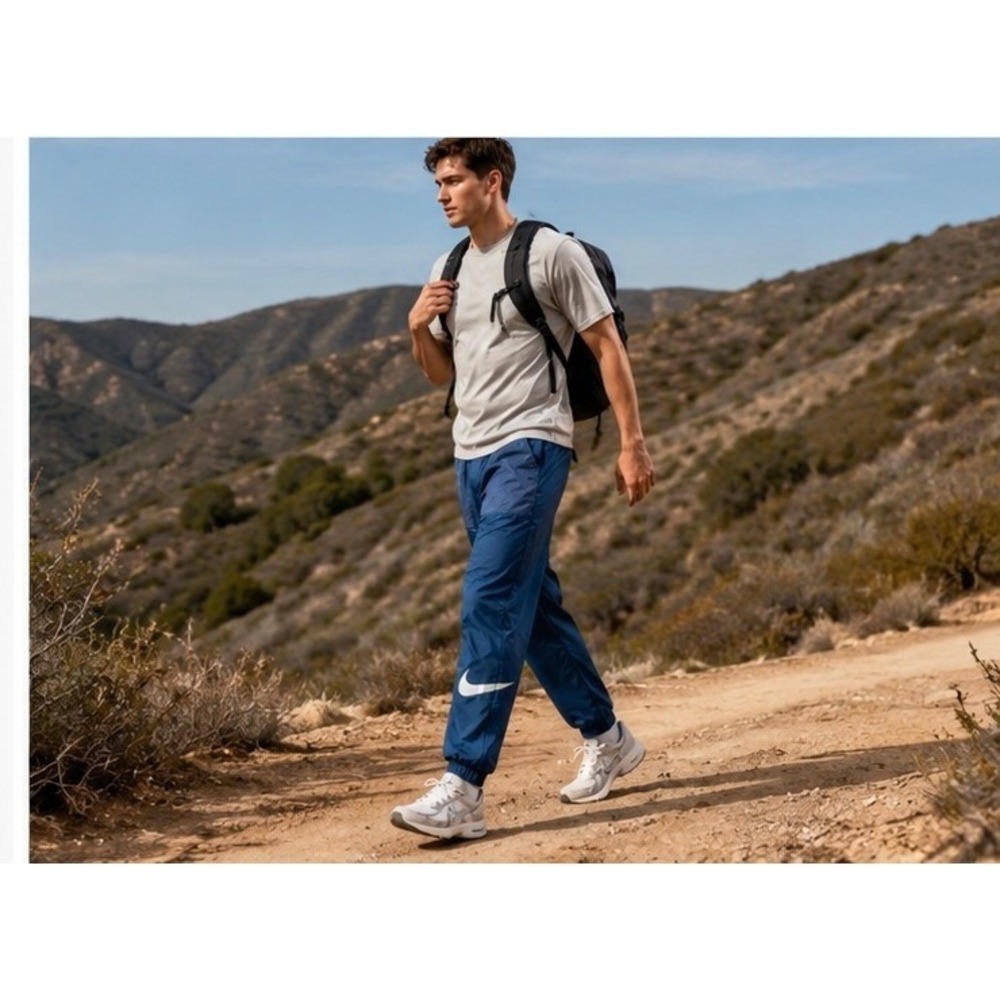 Nike Woven Utility Joggers Men Small Blokecore Belted Gorpcore Streetwear Pants